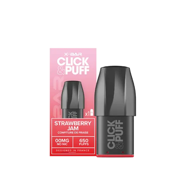 Click & Puff Confiture de Fraise pod 2 ml jordbær